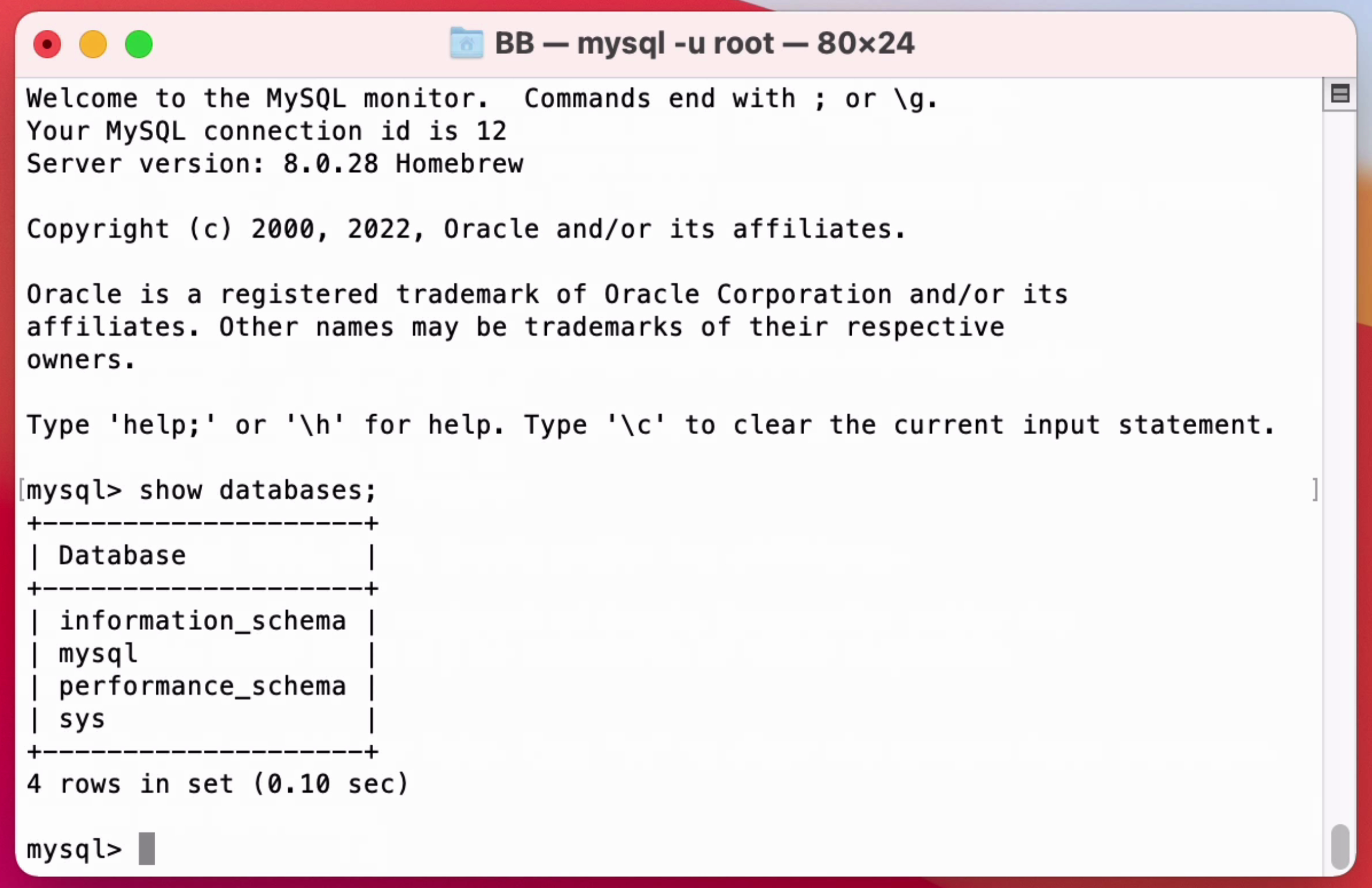 mysql homebrew 14