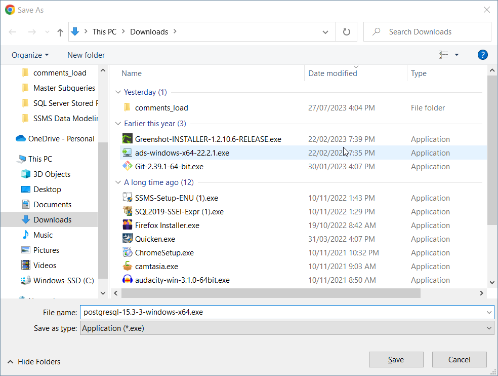 install postgres 06