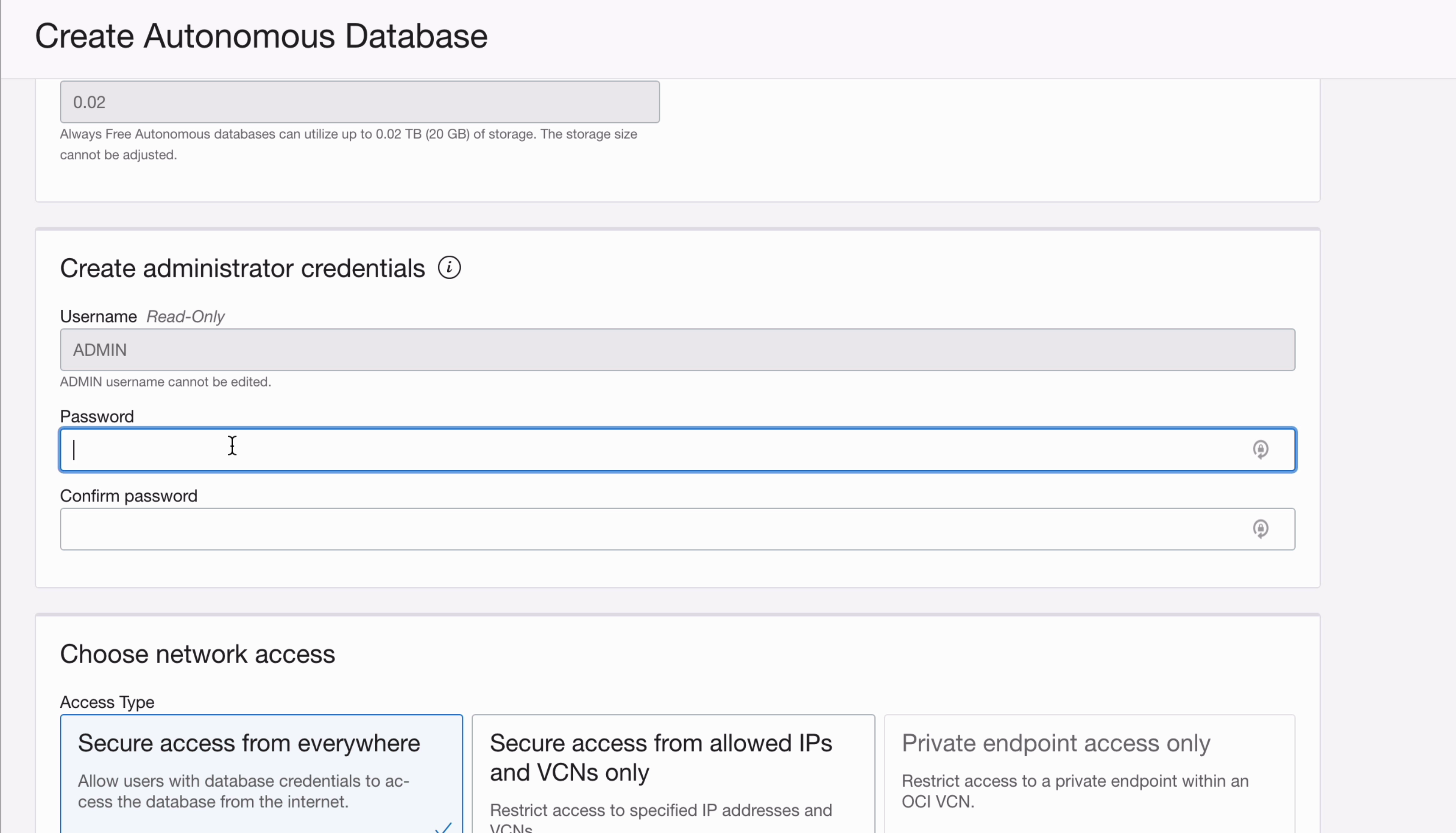 oracle free cloud 16