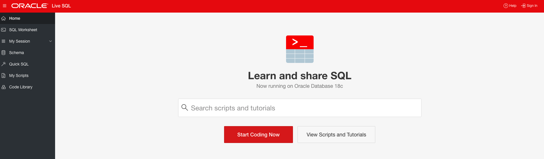 LiveSQL